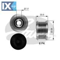 GATES ΤΡΟΧΑΛΙΑ ΔΥΝΑΜΟ  OAP7080 77362558 77362558 30667687