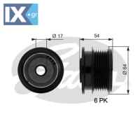 GATES ΤΡΟΧΑΛΙΑ ΔΥΝΑΜΟ  OAP7083 04861513AC 04861513AD 4861513AB 4861513AD