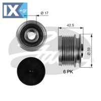 GATES ΤΡΟΧΑΛΙΑ ΔΥΝΑΜΟ  OAP7106 06E903119K 7700110616 7701477689 7700110616