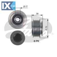 GATES ΤΡΟΧΑΛΙΑ ΔΥΝΑΜΟ  OAP7143 06E903119L 06E903119R