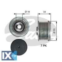 GATES ΤΡΟΧΑΛΙΑ ΔΥΝΑΜΟ  OAP7213 3117167J00