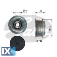 GATES ΤΡΟΧΑΛΙΑ ΔΥΝΑΜΟ  OAP7217 06E903119T