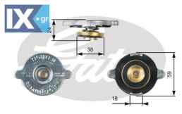 GATES ΤΑΠΑ ΨΥΓΕΙΟΥ OPEL  RC111 1326003 1326003 1748088