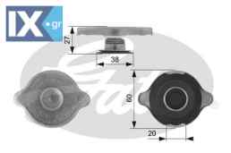 GATES ΤΑΠΑ ΨΥΓΕΙΟΥ  RC114 1217404 RTC3607 60561208 60561258 60813177