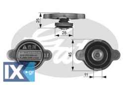 GATES ΤΑΠΑ ΨΥΓΕΙΟΥ HONDA  RC212