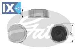 GATES ΤΑΠΑ ΨΥΓΕΙΟΥ OPEL  RC227 1E0015355 1E0015355A C20115205 1647751 1650630 1659288 6160686 7267969 86FB8100GA 86FB8100GB 86FB8100GC 86FB8100GD ERS43