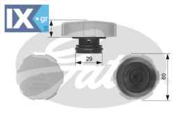 GATES ΤΑΠΑ ΨΥΓΕΙΟΥ OPEL  RC231 1304677 9202799 1304677 9202799 46830697 51775332 9202799