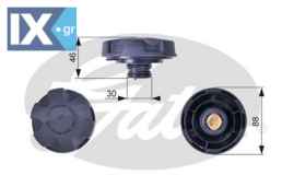 GATES ΤΑΠΑ ΨΥΓΕΙΟΥ BMW  RC241 17117639020 17117521071 A17117521071 17117521071 17117639020