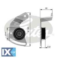 GATES ΤΡΟΧΑΛΙΑ ΙΜΑΝΤΑ POLY-V  T36018 7700272652