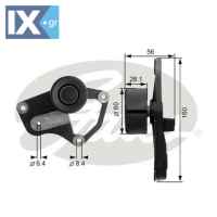 GATES ΤΡΟΧΑΛΙΑ ΙΜΑΝΤΑ POLY-V  T36021 575124 96201545 575124 575158 96201545