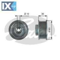 GATES ΤΡΟΧΑΛΙΑ ΙΜΑΝΤΑ POLY-V  T36753 4916065D40