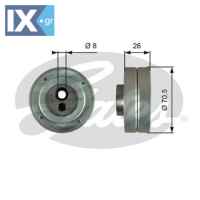 GATES ΤΡΟΧΑΛΙΑ ΙΜΑΝΤΑ POLY-V  T36761 6453S3 6453S3