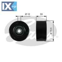 GATES ΤΡΟΧΑΛΙΑ ΙΜΑΝΤΑ POLY-V  T36762 11927ED320