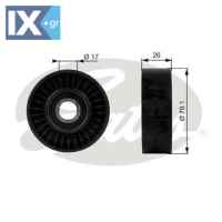 GATES ΤΡΟΧΑΛΙΑ ΙΜΑΝΤΑ POLY-V CHEVROLET  T38015 10105355 E79A19W653AA E79Z8678A E7UZ8678A E8TZ6B217A F4TZ8678A