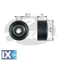 GATES ΤΡΟΧΑΛΙΑ ΙΜΑΝΤΑ POLY-V HONDA  T38028 2W9319A216BA 31180PNA003 31180PNAJ01 31180RAAA01 AJ82266 C2C22758 C2C5093 NCA2221AA