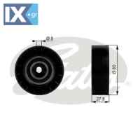 GATES ΤΡΟΧΑΛΙΑ ΙΜΑΝΤΑ POLY-V  T38046 11281731838