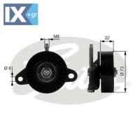 GATES ΤΡΟΧΑΛΙΑ ΙΜΑΝΤΑ POLY-V  T38056 1E0715930 1E0715930A 1004967 1053684 1053687 1089679 96FF19A216AF