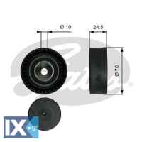 GATES ΤΡΟΧΑΛΙΑ ΙΜΑΝΤΑ POLY-V BMW  T38071 11281726343 11281748131 047145276B