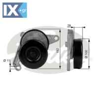 GATES ΤΕΝΤΩΤΗΡΑΣ ΙΜΑΝΤΑ POLY-V  T38110 10156058 24575252