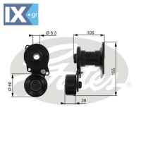 GATES ΤΕΝΤΩΤΗΡΑΣ ΙΜΑΝΤΑ POLY-V  T38233 575123 96115239 9611523980 575123