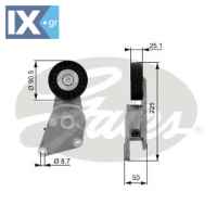 GATES ΤΕΝΤΩΤΗΡΑΣ ΙΜΑΝΤΑ POLY-V  T38234 575119 575135 96263652 9626365280 575119 575135 9626365280 9626365280