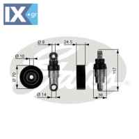 GATES ΤΕΝΤΩΤΗΡΑΣ ΙΜΑΝΤΑ POLY-V  T38243