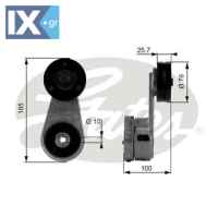 GATES ΤΕΝΤΩΤΗΡΑΣ ΙΜΑΝΤΑ POLY-V FORD  T38434 1027404 7064724 95WF6A228AB 96WF6A228AA