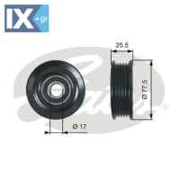 GATES ΤΕΝΤΩΤΗΡΑΣ ΙΜΑΝΤΑ POLY-V  T38478 6935235 6935236 93BB19A216BF 93BB19A216CE