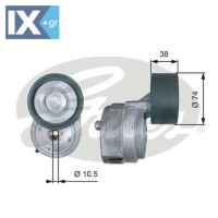 GATES ΤΕΝΤΩΤΗΡΑΣ ΙΜΑΝΤΑ POLY-V  T38600 9042000170 9062002270 A9042000170 A9062002270