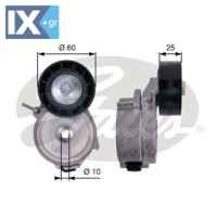 GATES ΤΕΝΤΩΤΗΡΑΣ ΙΜΑΝΤΑ POLY-V  T39126 5751E9 96563633 9656363380 96782100 9678210080 5751E9