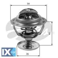 GATES ΘΕΡΜΟΣΤΑΤΗΣ FORD  TH06082G1 3S6G8575A2A FZRZ8575B XS6E8575AC 1089796 1148164 1149617 1212852 1218087 1313546 1337823 2S6G8A586A2H 2S6G8A586B2A 3S6G8575A2A XS6E8575AC XS6E8575AE XS6E8A586AG XS6E8