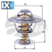 GATES ΘΕΡΜΟΣΤΑΤΗΣ LANCIA  TH13182G1 4409254 75031 7649055 4423976 4220309 4292856 4332550 4351196 4409254 4423976 5964120 7649055 4300023 4409254 4220309