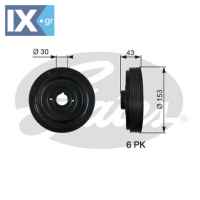 GATES ΤΡΟΧΑΛΙΑ ΣΤΡΟΦΑΛΟΥ  TVD1005 0515G3 0515G3 9608938980