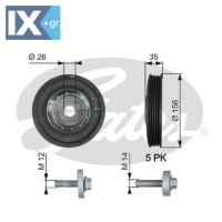 GATES ΤΡΟΧΑΛΙΑ ΣΤΡΟΦΑΛΟΥ  TVD1007A 1230300QAY 8200051194 8200184103 8200185800 8200392697 8200477938 8200477938