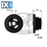 GATES ΤΡΟΧΑΛΙΑ ΣΤΡΟΦΑΛΟΥ  TVD1019 11231432471 11231438995