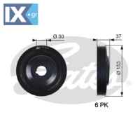 GATES ΤΡΟΧΑΛΙΑ ΣΤΡΟΦΑΛΟΥ  TVD1035 0515J9 0515J9 9617894180 9617894180