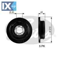 GATES ΤΡΟΧΑΛΙΑ ΣΤΡΟΦΑΛΟΥ  TVD1039 614610 614612 90487878 90541669 11232244417 11232245377 11232246511 614610 614612 90487878 90541669