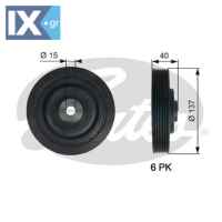 GATES ΤΡΟΧΑΛΙΑ ΣΤΡΟΦΑΛΟΥ  TVD1045 7700858731