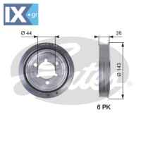 GATES ΤΡΟΧΑΛΙΑ ΣΤΡΟΦΑΛΟΥ  TVD1055 0515N0 0515R8 96369244 9636924480 96506533 9650653380 0515N0 0515P1 0515R8 96369244 9636924480 96506533 9650653380