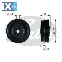 GATES ΤΡΟΧΑΛΙΑ ΣΤΡΟΦΑΛΟΥ  TVD1068 LHG100750 11232247887 LHG100750 LHG100750SLP LHG100750L