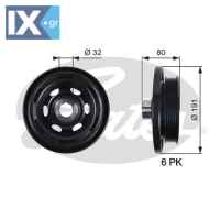 GATES ΤΡΟΧΑΛΙΑ ΣΤΡΟΦΑΛΟΥ  TVD1089 6110300103 6110300203 6110300503 6460300903 A6110300103 A6110300203 A6110300503 A6460300903