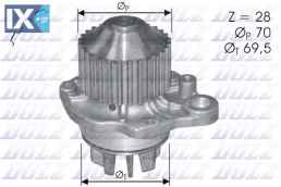 DOLZ ΑΝΤΛΙΕΣ ΝΕΡΟΥ PSA  C121 1201A6 1201C7 E111428 E111670 8671017752 8671017776 9629937980 9637506680 9640344280 1201A6 1201C7 E111428 E111670