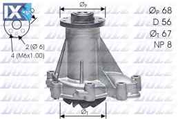 DOLZ ΑΝΤΛΙΕΣ ΝΕΡΟΥ MERCEDES  M176 6022000020 6022000120 6022000220 6022000420 6022000520 6032000020