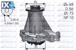 DOLZ ΑΝΤΛΙΕΣ ΝΕΡΟΥ MERCEDES  M276 6052000120 6052000320 6052000520 6052000820