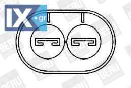 BERU ΒΕΝΤΙΛΑΤΕΡ ΨΥΓΕΙΟΥ  LE618 0005401888 2025053555