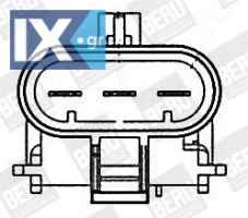 BERU ΒΕΝΤΙΛΑΤΕΡ ΨΥΓΕΙΟΥ  LE622 1314556 6341171