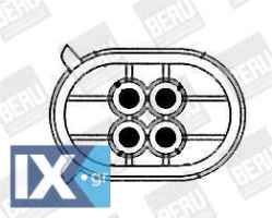 BERU ΒΕΝΤΙΛΑΤΕΡ ΨΥΓΕΙΟΥ  LE645 64548370993 64548380780