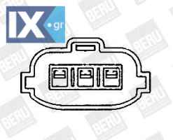 BERU ΒΕΝΤΙΛΑΤΕΡ ΨΥΓΕΙΟΥ  LE691 45121AE00A 45137AE00A