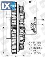 BERU ΨΥΚΤΡΑ ΒΕΝΤΙΛΑΤΕΡ  LK003 077121350D