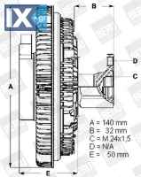 BERU ΨΥΚΤΡΑ ΒΕΝΤΙΛΑΤΕΡ  LK004 078121350A